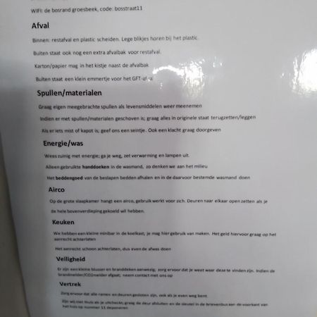 Vakantiehuis B&B De Bosrand Groesbeek Luaran gambar